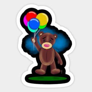 Teddy bear Sticker